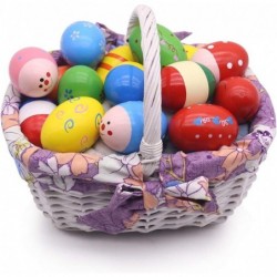 15 PCS Wooden Percussion Musical Egg Maracas Egg Shakers Easter Props $27.74 Kids' Musical Instruments