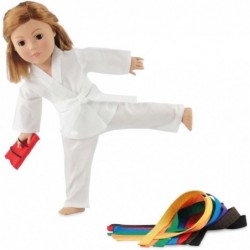 18 Inch Doll Clothes Karate Outfit Gift Set Toy for Kids Girls Girl Includes All 9 Color Belts Accessory 18" Doll Clothing Ac...