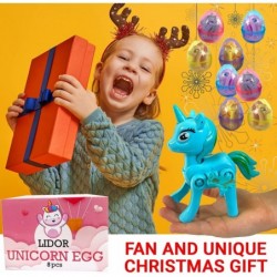 Unicorns Surprise Eggs with Toys Inside Easter Stocking Stuffers Gifts for Girls and Boys Age 3-5 5-7 8-12 Year Old Unicorn T...