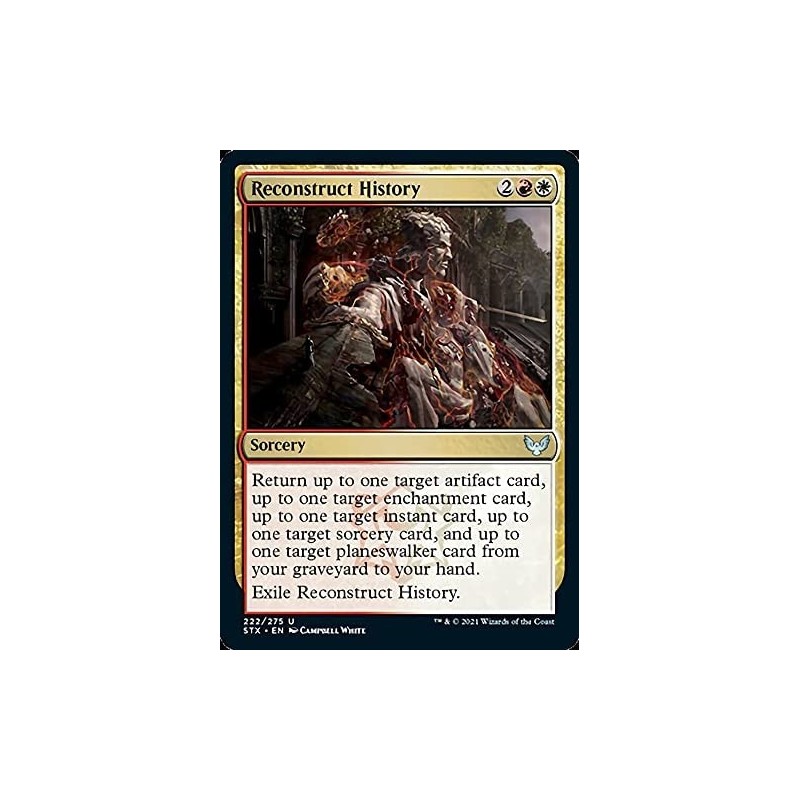 Magic: The Gathering - Reconstruct History (222) - Foil - Strixhaven: School of Mages $12.23 Trading Cards & Accessories