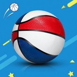 6 Pcs Red White and Blue Mini Basketball 5 Inch Small Basketball Pool Outdoor Basketball Arcade Games with Pump for Sports Lo...