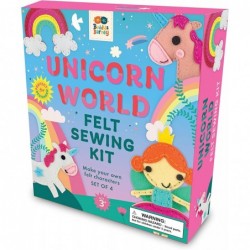 Unicorn World Felt Sewing Kit Easy for Beginning Sewers $27.17 Craft Kits