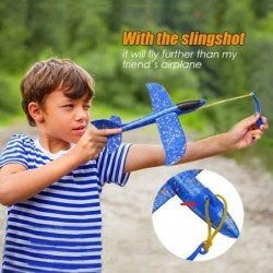 4 Pack Airplane Toys Throwing Foam Plane with 13.6 inches Wingspan for Outdoor Sports Garden Foam Glider Planes for Kids Gift...