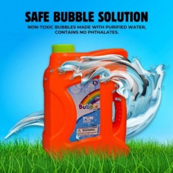 3 Pack Bubble Solution Refill Bubble Liquid for Bubble Gun (Each 32 oz) Bubble Machine Solution Bubble Refill for Toddlers No...