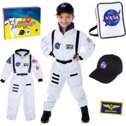 Astronaut Costume for Kids for Ages 3-7 Space Toys Includes Kids Space Suit Kids NASA Hat NASA Backpack - Toddler Dress Up & ...