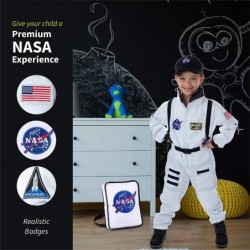 Astronaut Costume for Kids for Ages 3-7 Space Toys Includes Kids Space Suit Kids NASA Hat NASA Backpack - Toddler Dress Up & ...