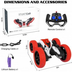 RC Stunt Car Double-Sided Rotation 360° Flips 4WD Electric Remote Control Vehicel Indoor Outdoor Car Toy for Boys Girls 5 6 7...