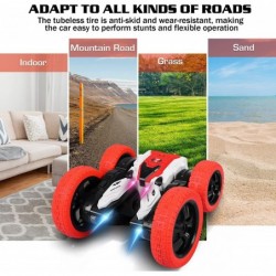 RC Stunt Car Double-Sided Rotation 360° Flips 4WD Electric Remote Control Vehicel Indoor Outdoor Car Toy for Boys Girls 5 6 7...