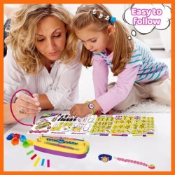 Fashion Friendship Bracelet Making Kits with Pop Beads 30 Pack Strings Hair Band Girls Jewelry Crafts Toys Birthday Christmas...