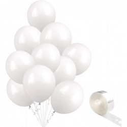 10-Inch Thicken White Balloons arch kit 100-Pack Snow-White Matte Latex Balloons Winter Theme Helium Balloons Dream Party Bal...