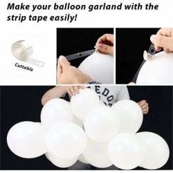 10-Inch Thicken White Balloons arch kit 100-Pack Snow-White Matte Latex Balloons Winter Theme Helium Balloons Dream Party Bal...