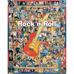 Puzzles Rock 'N Roll - 1000 Piece Jigsaw Puzzle $34.71 Jigsaw Puzzles