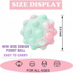 2 Pcs Pop Ball Fidget Toys Pop Its Fidget Ball 3D Silicone Push Bubble Stress Balls Anxiety Relief Fingertip Toy for Adults P...