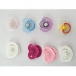 Magnetic Pacifier 8 pcs 8 Color for Reborn Baby Dolls Boy Girl Dummy Magnet Pacifier Dolls Nipple DIY Dolls Accessories $31.2...