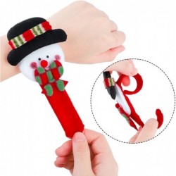 24 Pieces Christmas Slap Bracelets Xmas Slap Bands Party Toys Gifts with Santa Claus Snowman Reindeer Bear Styles for Classro...