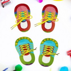 Learn to Tie Shoes Children Shoelace Threading Teaching Toys Early Educational Teaching Aids 4 Pieces $16.29 Early Developmen...