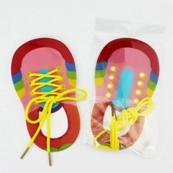 Learn to Tie Shoes Children Shoelace Threading Teaching Toys Early Educational Teaching Aids 4 Pieces $16.29 Early Developmen...