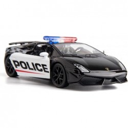 Compatible for 5" Diecasting Alloy Car Model Lamborghini Gallardo Police Car Toy Car Pull Back Vehicles Toy Car for Toddlers ...