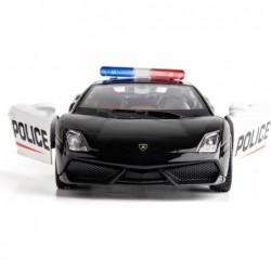 Compatible for 5" Diecasting Alloy Car Model Lamborghini Gallardo Police Car Toy Car Pull Back Vehicles Toy Car for Toddlers ...