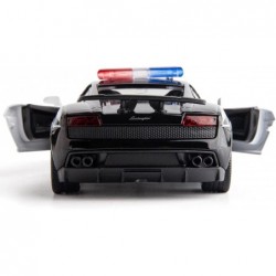 Compatible for 5" Diecasting Alloy Car Model Lamborghini Gallardo Police Car Toy Car Pull Back Vehicles Toy Car for Toddlers ...