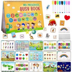 Montessori Busy Book 30 Themes Preschool Busy Book for Toddlers 3-6 Year Old Preschool Learning Activity Book Quiet Book Pres...