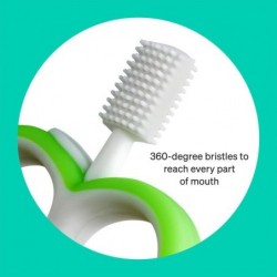 LoveNoobs Training Baby Toothbrush 360° Teething Toothbrush for Toddlers Baby Beginner Training Toothbrush Silicone Toothbrus...