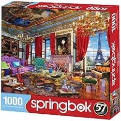 1000 Piece Jigsaw Puzzle Palace in Paris - Made in USA $35.23 Jigsaw Puzzles