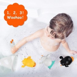 Baby Bath Toys Floating Wind-up Toys Swimming Pool Games Water Play Gift for Bathtub Shower Beach Infant Toddlers Kids Boys G...