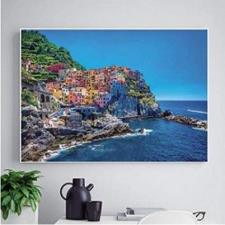 Jigsaw Puzzles - 1000 Pieces for Adult Wooden Puzzles - Entertainment Wooden Puzzles Toys - European Cinque Terre Landscape $...