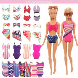 35 Pack Doll Clothes and Accessories 5 PCS Fashion Dresses 3 PCS Gown Dresses 3 Bikini Swimsuits 5 Outfits 10 Shoes 5 Glasses...