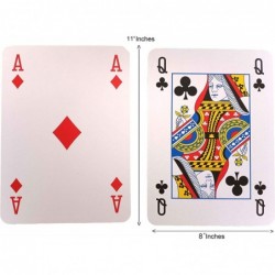 Jumbo Playing Cards Poker Cards 11" Inches $20.12 Card Games