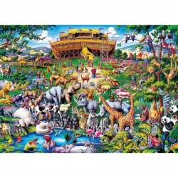 1000 Piece Jigsaw Puzzle for Adults Family Or Kids - Noah's Ark - 19.25"x26.75 $28.52 Jigsaw Puzzles