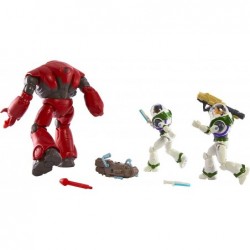 Disney Pixar Lightyear Toys 3 Figure Set with Buzz Lightyear Izzy and Zyclops Action Figures Space Rangers vs Zyclops Collect...