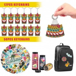 98 PCS Hawaiian Party Favors Aloha Party Favors with Keychains Slap Bracelets Button Pins Bags and Stickers for Hawaiian Luau...