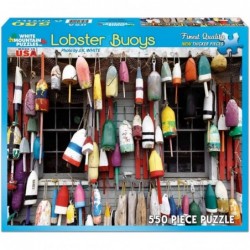 Puzzles Lobster Buoys - 500 Piece Jigsaw Puzzle $33.28 Jigsaw Puzzles