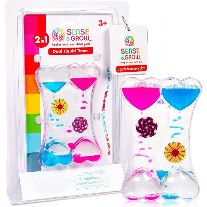 Sense & Grow Duo Hypnotic Liquid Timer for Kids $19.49 Executive Desk Toys