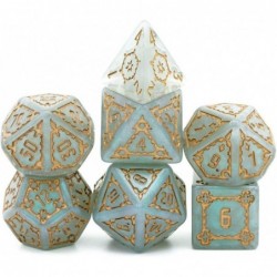 7 Pcs 25mm Giant DND Dice Polyhedral Dice Set D&D Dice for Dungeons and Dragons Pathfinder RPG MTG (Gray Green) $28.31 Game A...