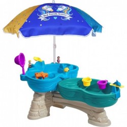 47 Inch Seaside Beach Umbrella for Sand and Water Table - Kids Durable Umbrellas for children Beach Camping Garden Outdoor Pl...