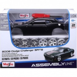 1:24 Scale Assembly Line 2008 Dodge Challenger SRT8 Diecast Model Kit (Colors May Vary) $54.88 Kids' Play Cars & Race Cars