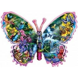 Butterfly Waterfall 1000 pc Jigsaw Puzzle $38.85 Jigsaw Puzzles