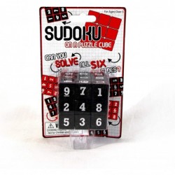 Sudoku Puzzle Cube - A Fun Portable Take On The Classic Sudoku Game - Can You Solve All 6 Sides Multicolor $18.17 Sudoku Puzzles