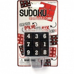 Sudoku Puzzle Cube - A Fun Portable Take On The Classic Sudoku Game - Can You Solve All 6 Sides Multicolor $18.17 Sudoku Puzzles