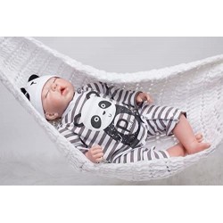 20'' Baby Reborn Dolls Silicone Boys Realistic Toddler That Look Real Lifelike Sleeping Newborn Live Babies Girls Eyes Closed...