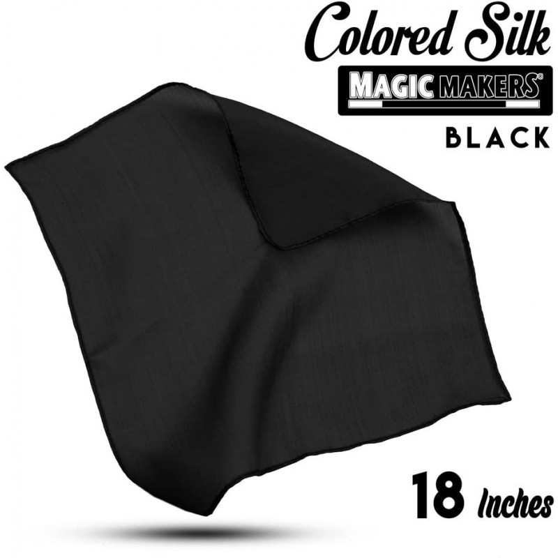 Professional Grade 18 Inch Magician's Silk - Black $14.82 Magic Kits & Accessories