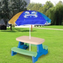 47 Inch Seaside Beach Umbrella for Sand and Water Table - Kids Durable Umbrellas for children Beach Camping Garden Outdoor Pl...