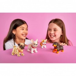 Booty Shakin' Pups (Corgi & Pug) by ZURU Interactive Mini Dog Toys That Walk Waggle and Booty Shake Electronic Puppy Toy for ...