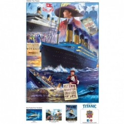 1000 Piece Jigsaw Puzzle for Adults Family Or Kids - Titanic Collage - 19.25"x26.75 $28.84 Jigsaw Puzzles