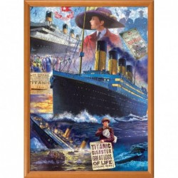 1000 Piece Jigsaw Puzzle for Adults Family Or Kids - Titanic Collage - 19.25"x26.75 $28.84 Jigsaw Puzzles