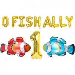 Fishing First Birthday Balloons Decorations Ofishally one Birthday Decoration 1st Birthday Fisherman Party Supplies. $23.79 K...