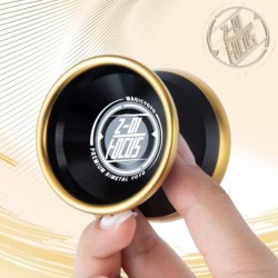 Z01 Focus Bimetal Yoyo Professional Unresponsive Yoyo for Pros Professional Aluminum Alloy Yo yo + Stainless Steel Ring 10yoy...